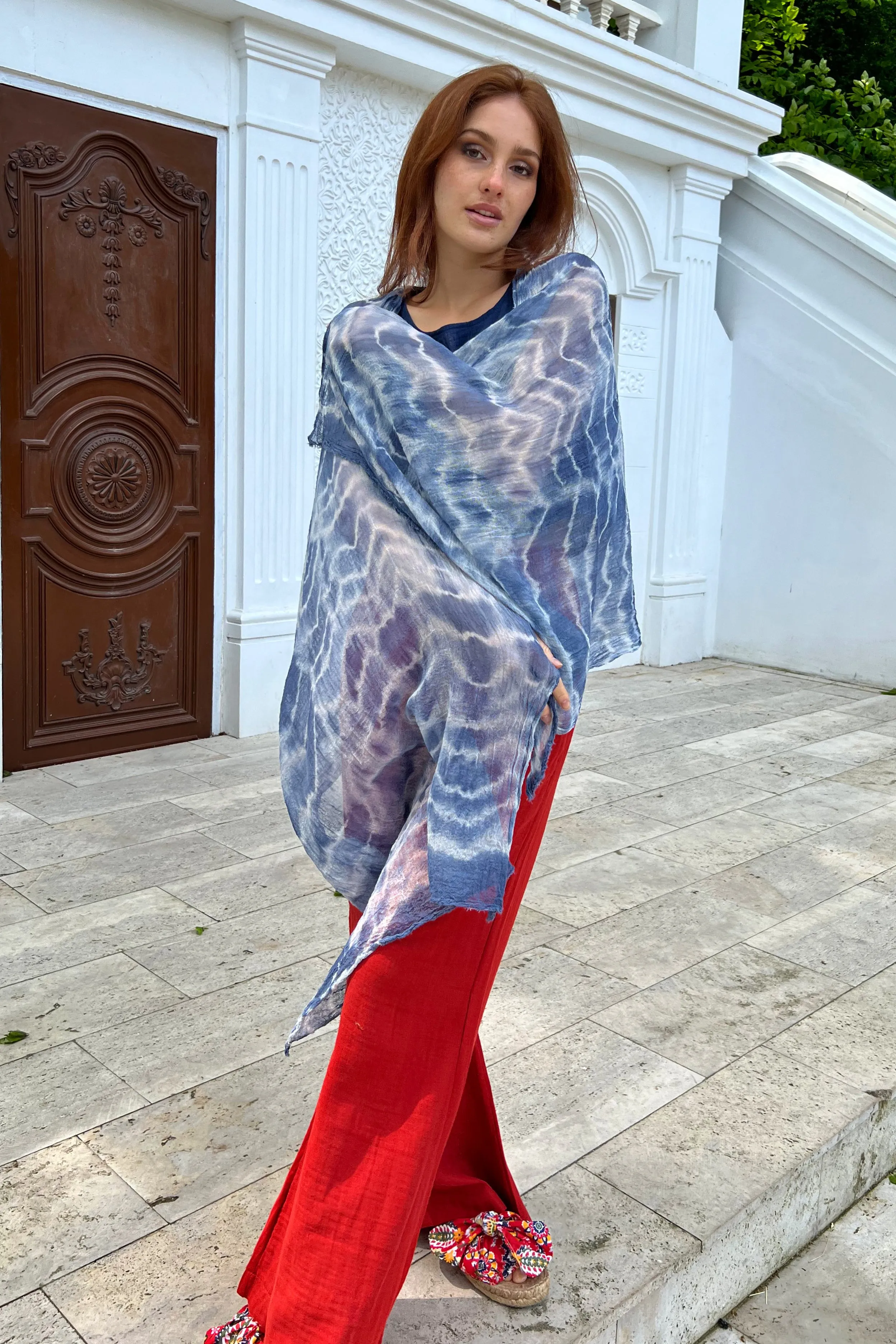 PHOENIX Organic Gauze Cotton Tie-Dye Wrap