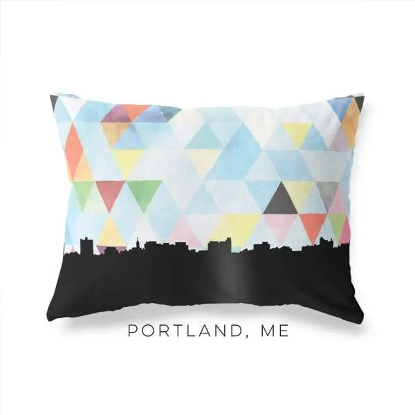 Portland, Maine geometric skyline