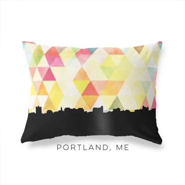 Portland, Maine geometric skyline