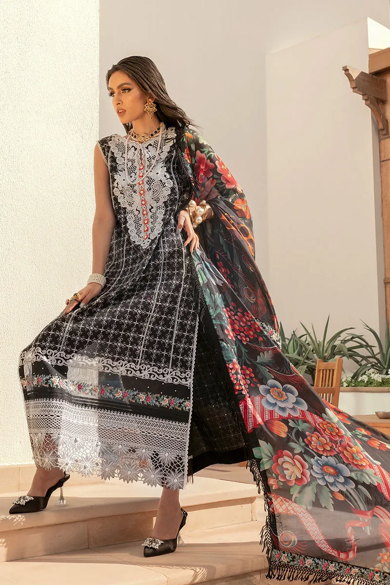 Premium Embroidered Black Pakistani Salwar Kameez Dupatta