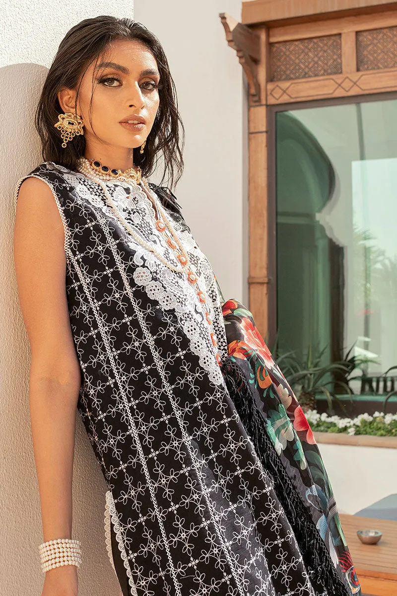 Premium Embroidered Black Pakistani Salwar Kameez Dupatta