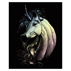 Proud Unicorn Holographic Foil Engraving Art Kit