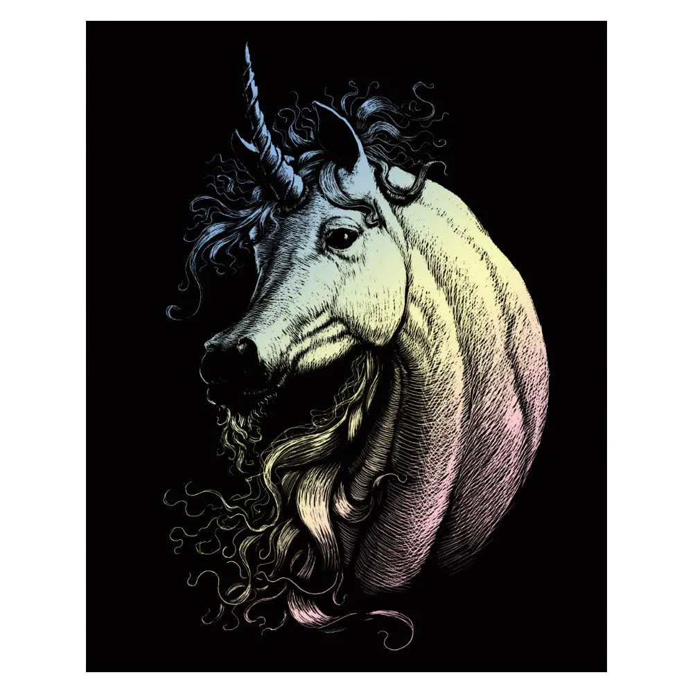 Proud Unicorn Holographic Foil Engraving Art Kit