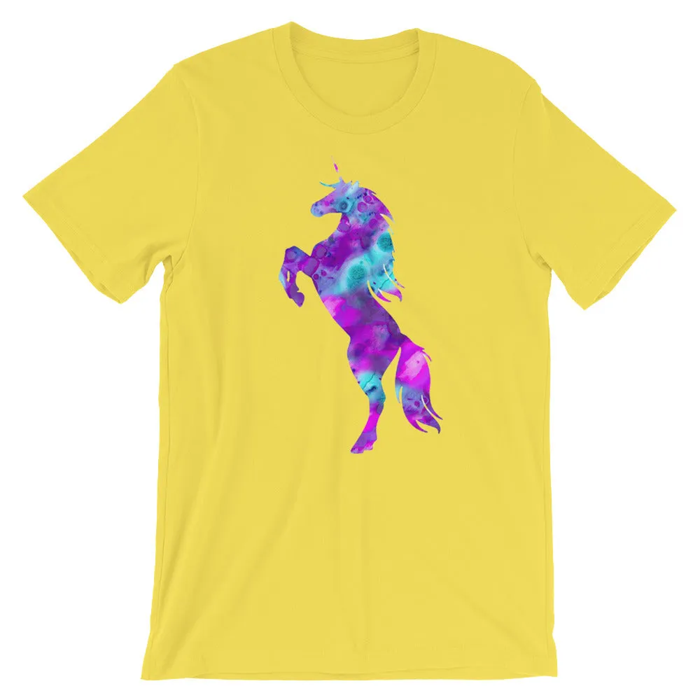 Psychedelic Unicorn Short-Sleeve Unisex T-Shirt