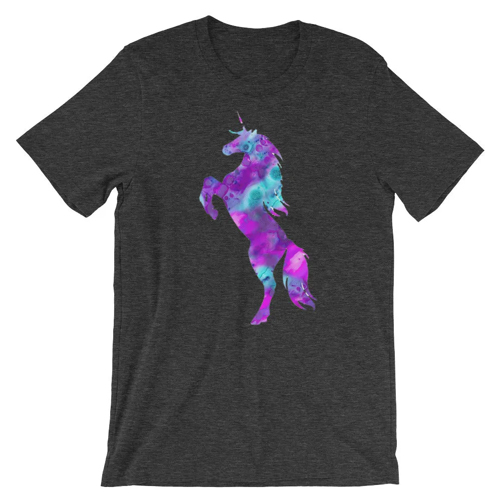 Psychedelic Unicorn Short-Sleeve Unisex T-Shirt