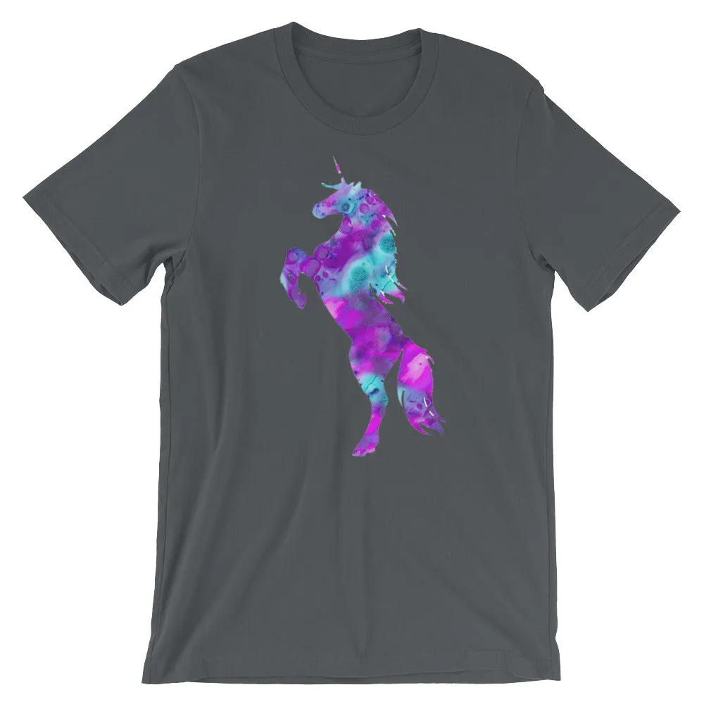 Psychedelic Unicorn Short-Sleeve Unisex T-Shirt