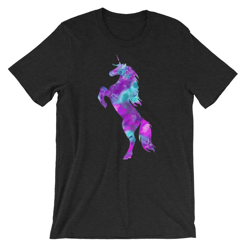 Psychedelic Unicorn Short-Sleeve Unisex T-Shirt