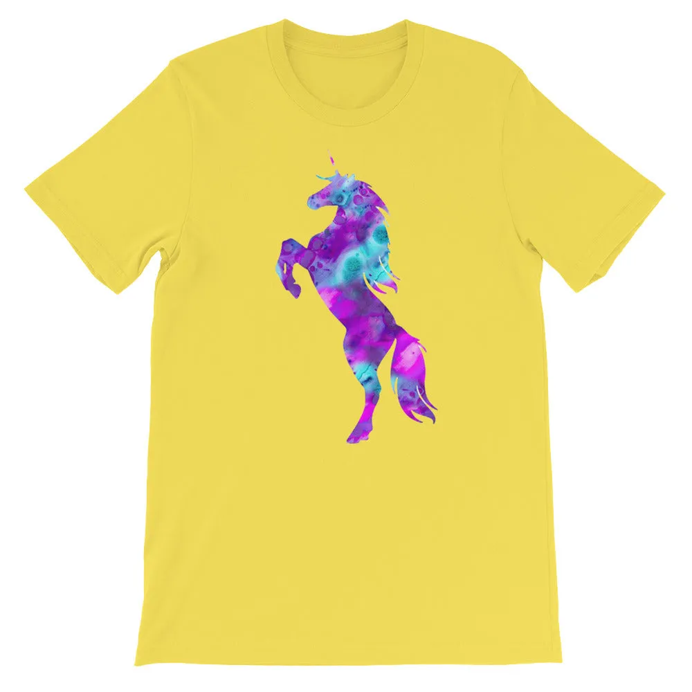 Psychedelic Unicorn Short-Sleeve Unisex T-Shirt