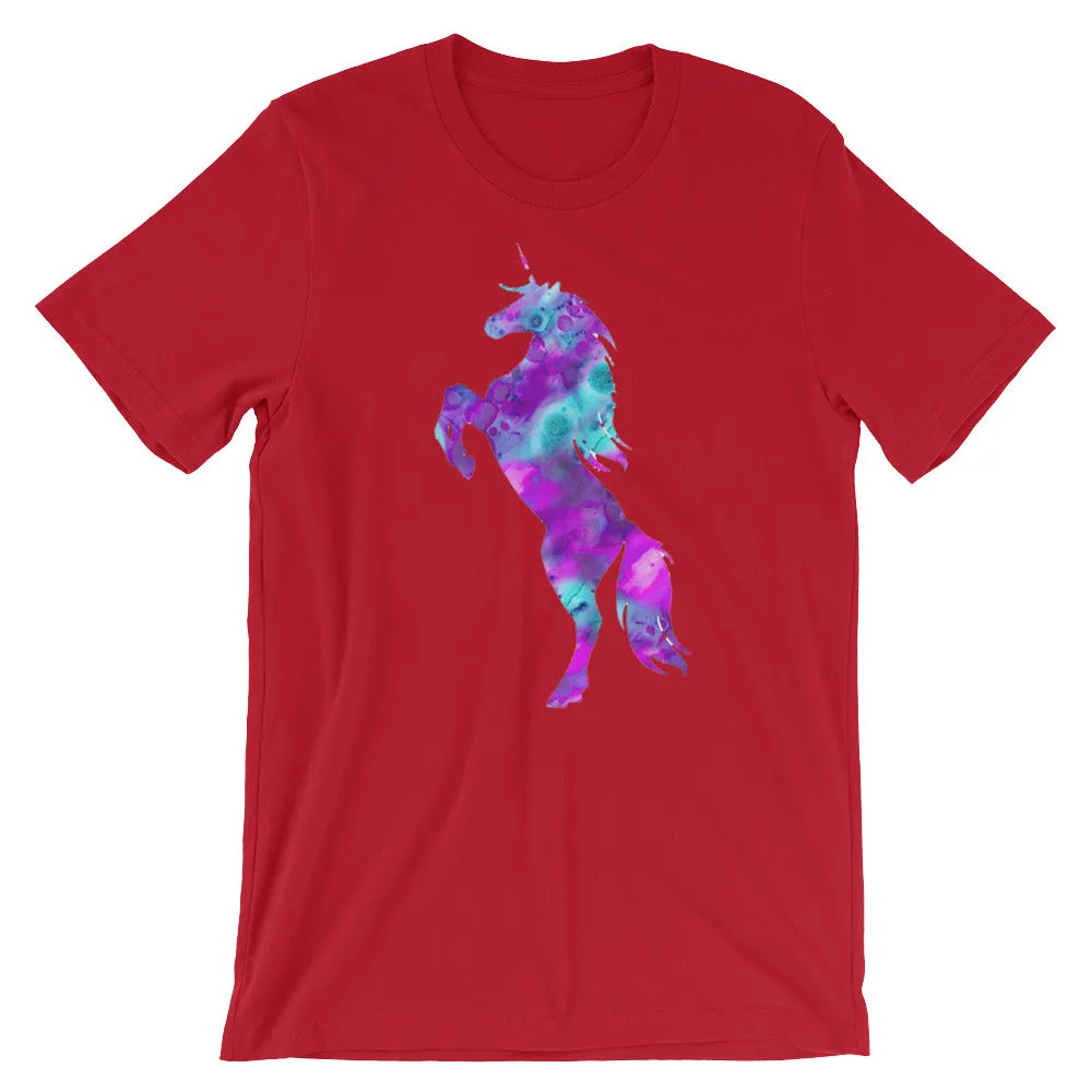 Psychedelic Unicorn Short-Sleeve Unisex T-Shirt