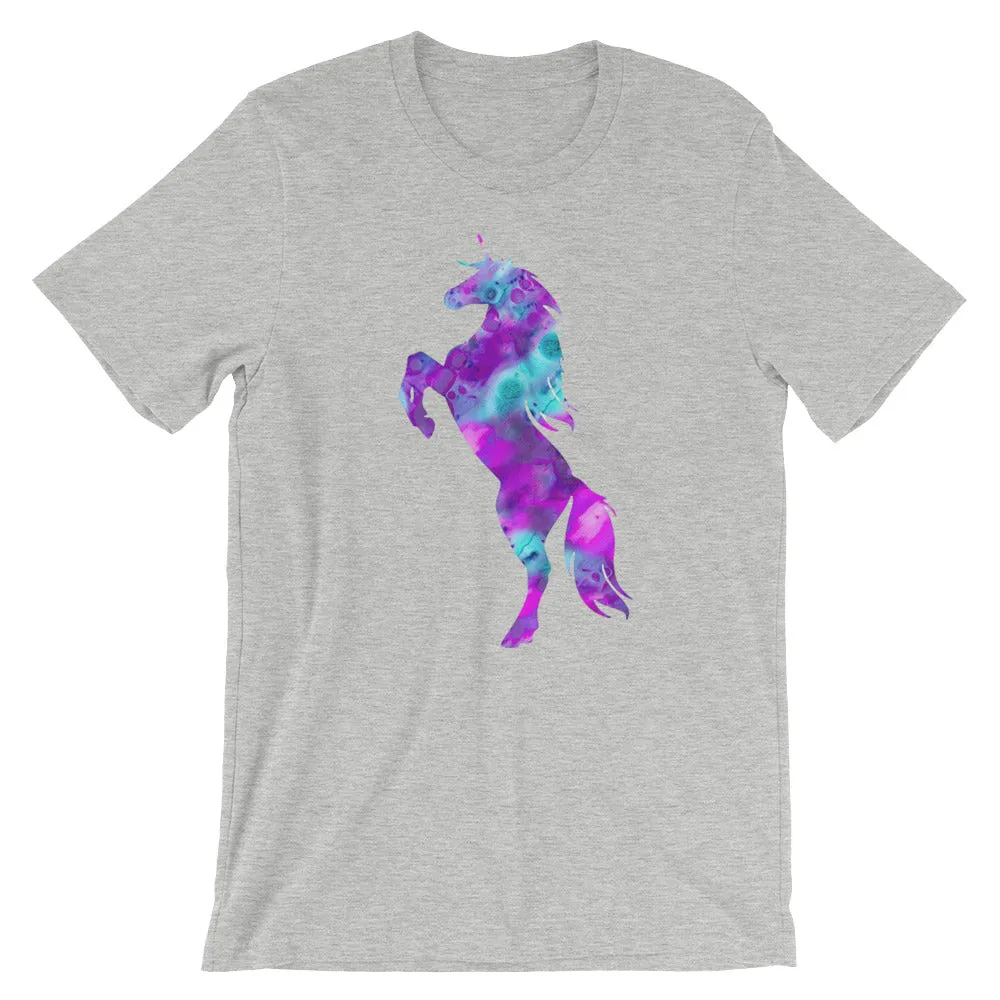 Psychedelic Unicorn Short-Sleeve Unisex T-Shirt