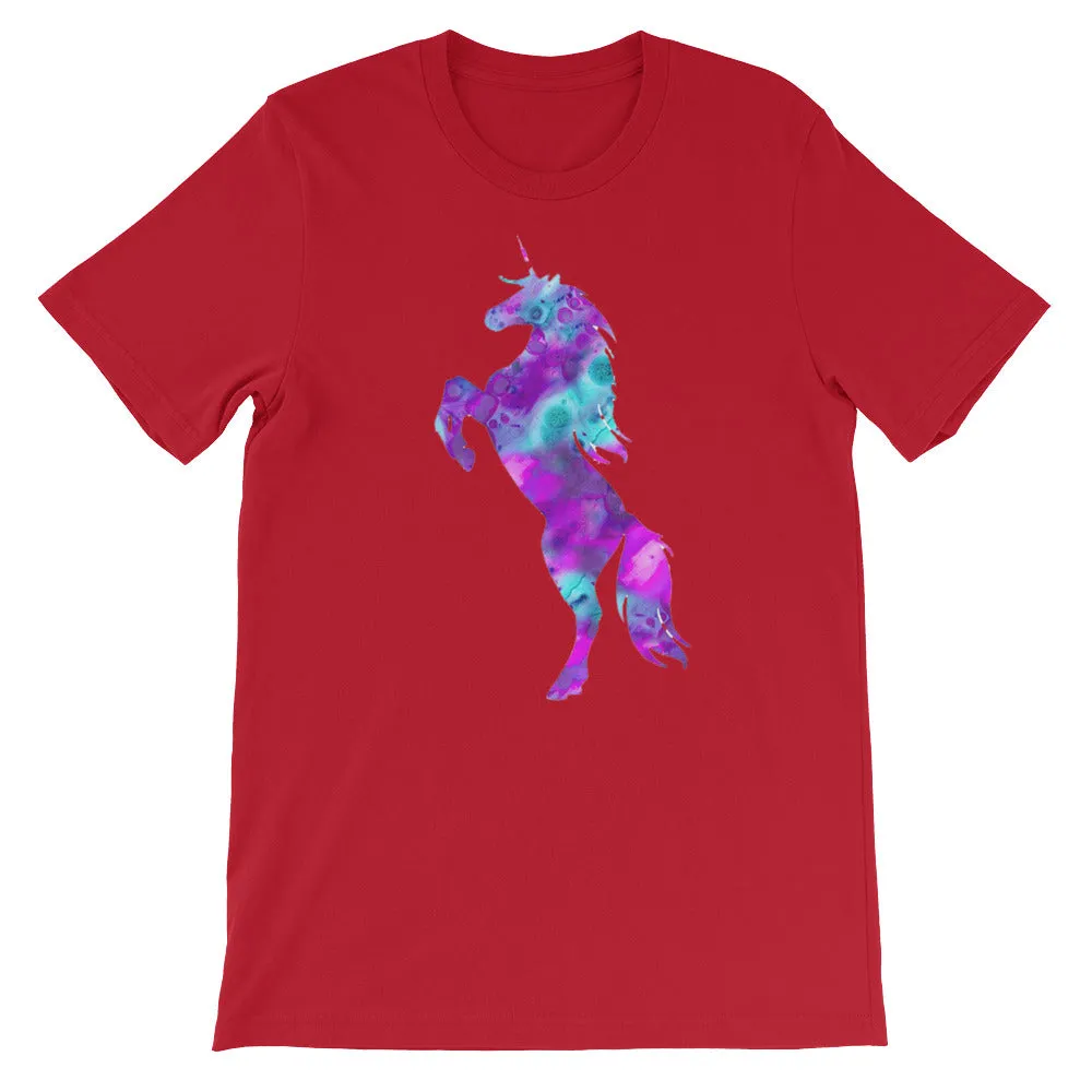 Psychedelic Unicorn Short-Sleeve Unisex T-Shirt