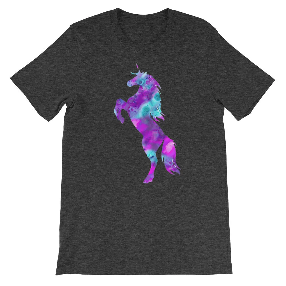Psychedelic Unicorn Short-Sleeve Unisex T-Shirt