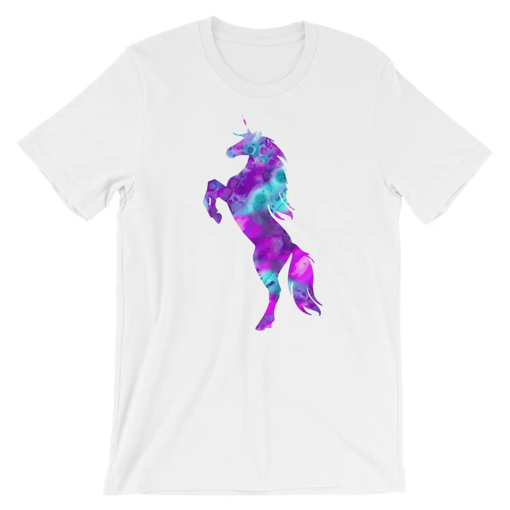 Psychedelic Unicorn Short-Sleeve Unisex T-Shirt