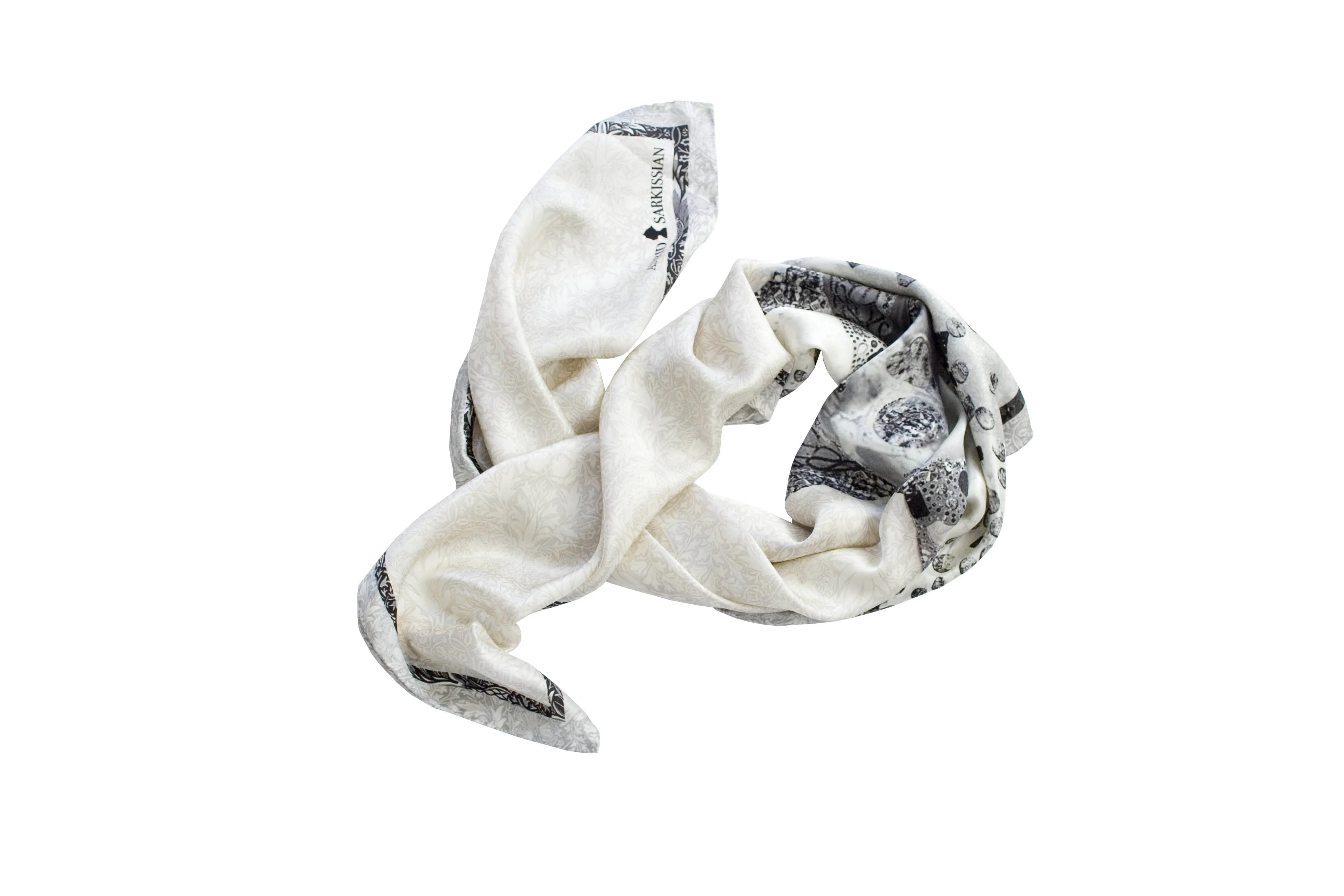 Queen Diagonal Silk Satin Scarf