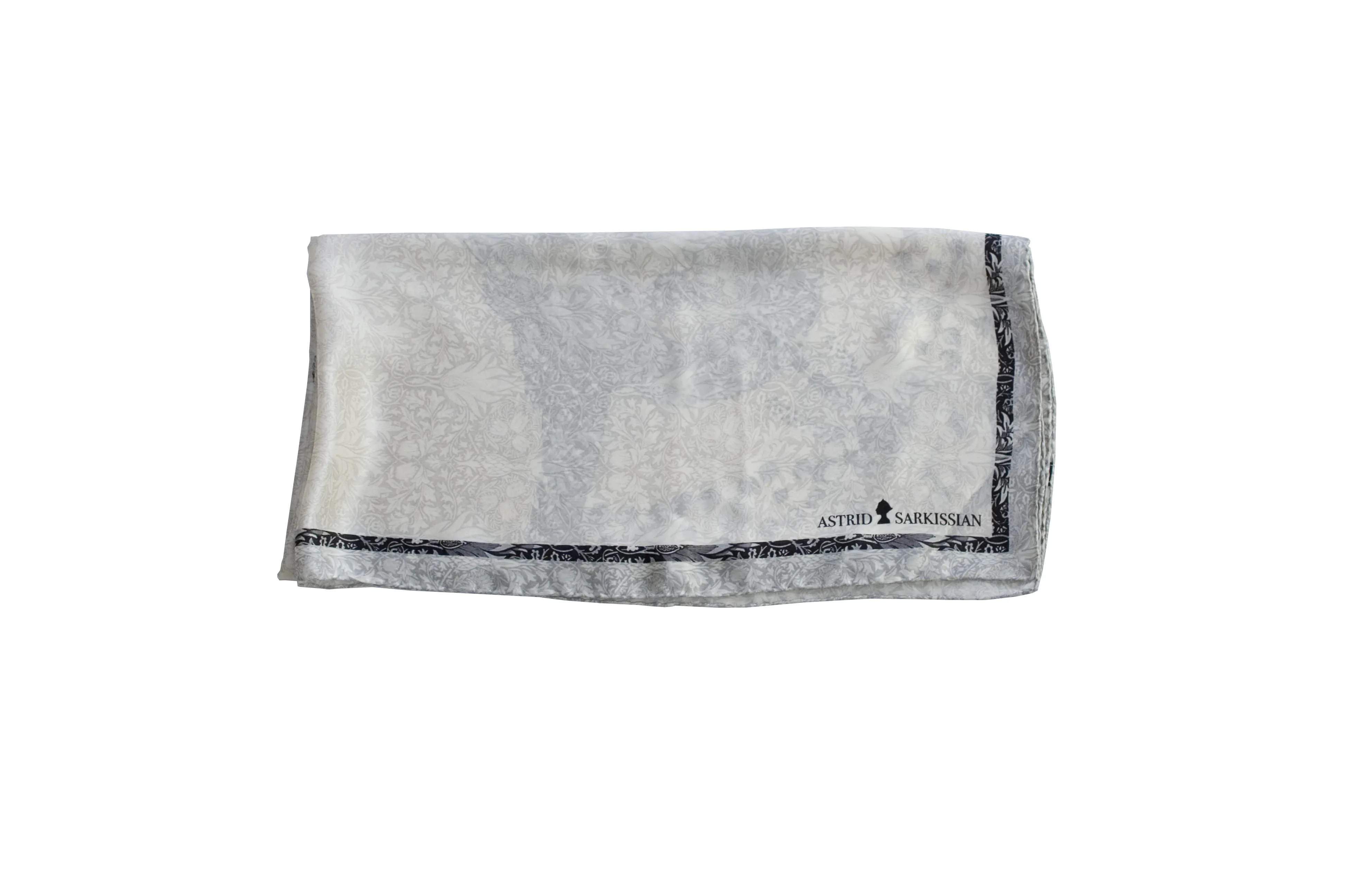 Queen Diagonal Silk Satin Scarf