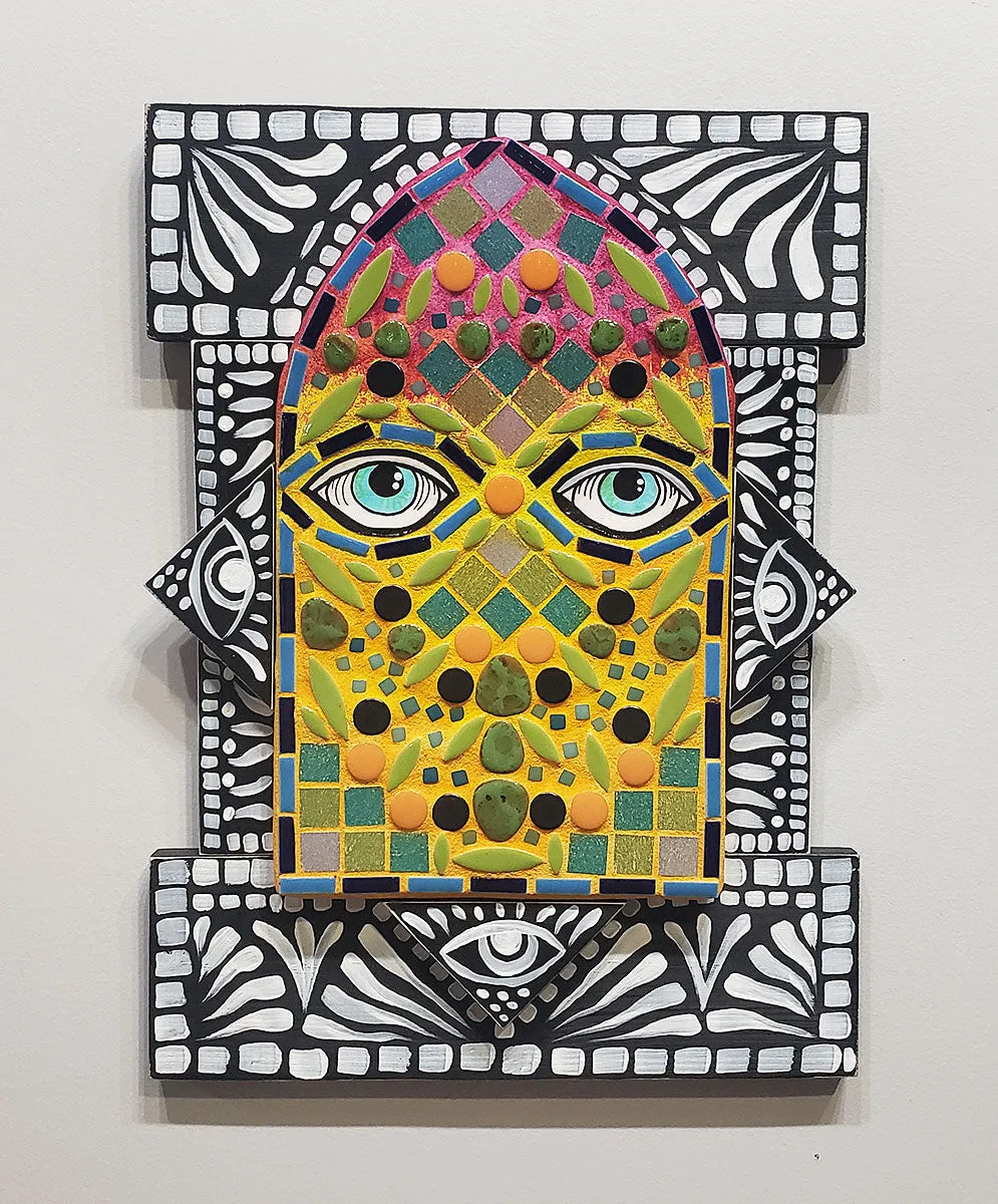 "Sanctuary Mask #1" by John Kowalczyk