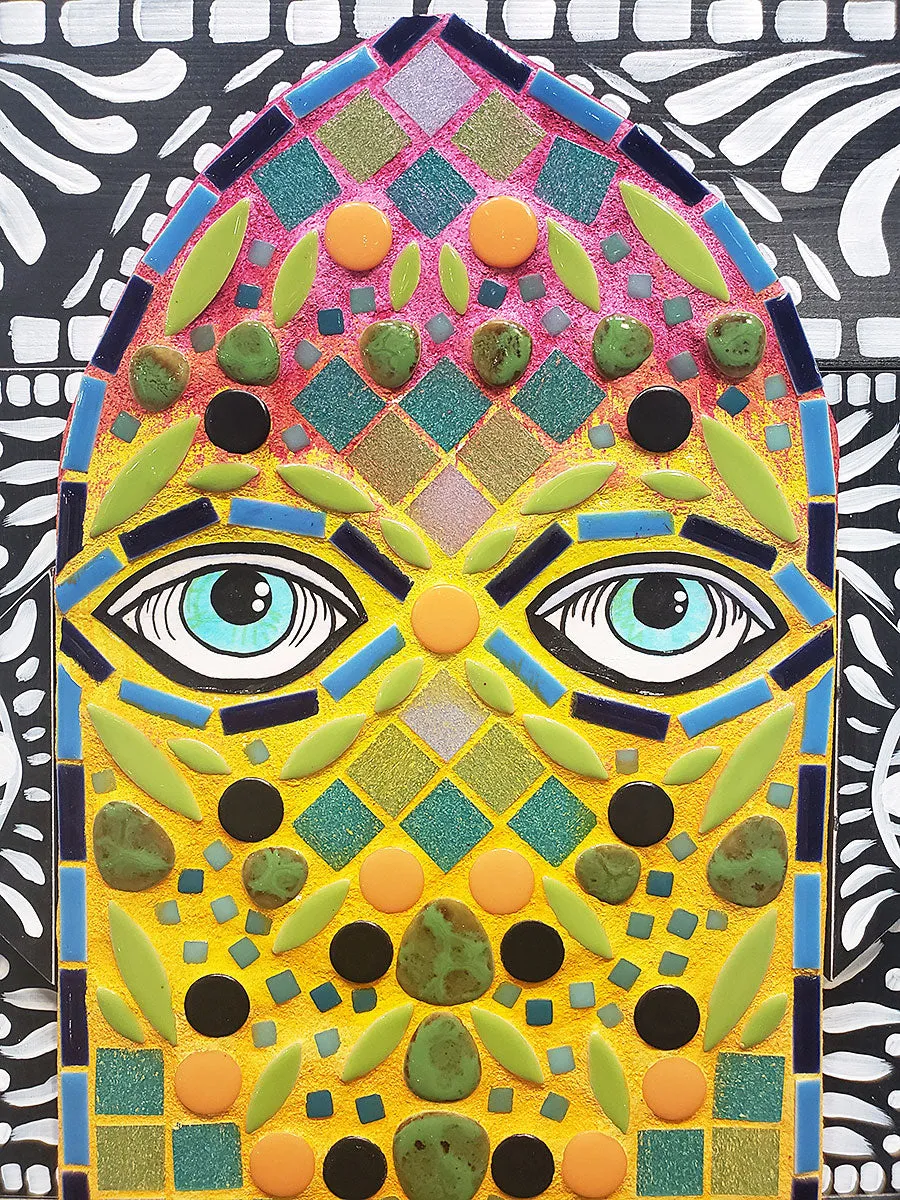 "Sanctuary Mask #1" by John Kowalczyk