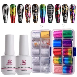 "Starry Sky" Nail Foil Decoration Set