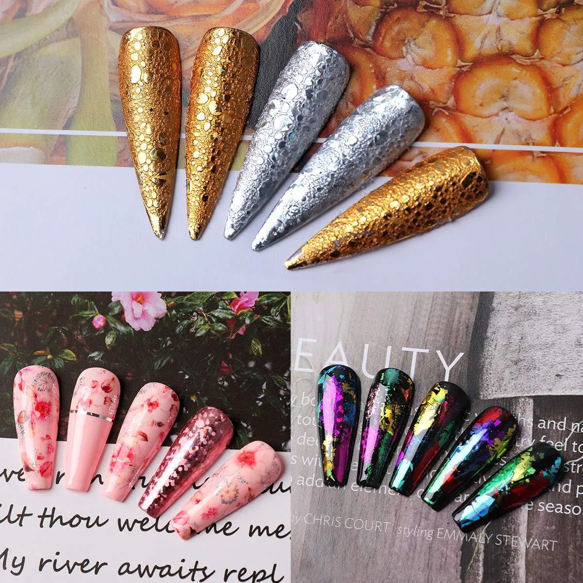 "Starry Sky" Nail Foil Decoration Set