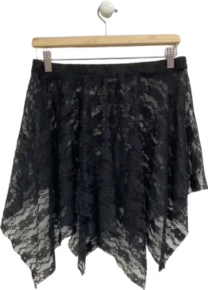 Rendal Black Lace Skirt One Size