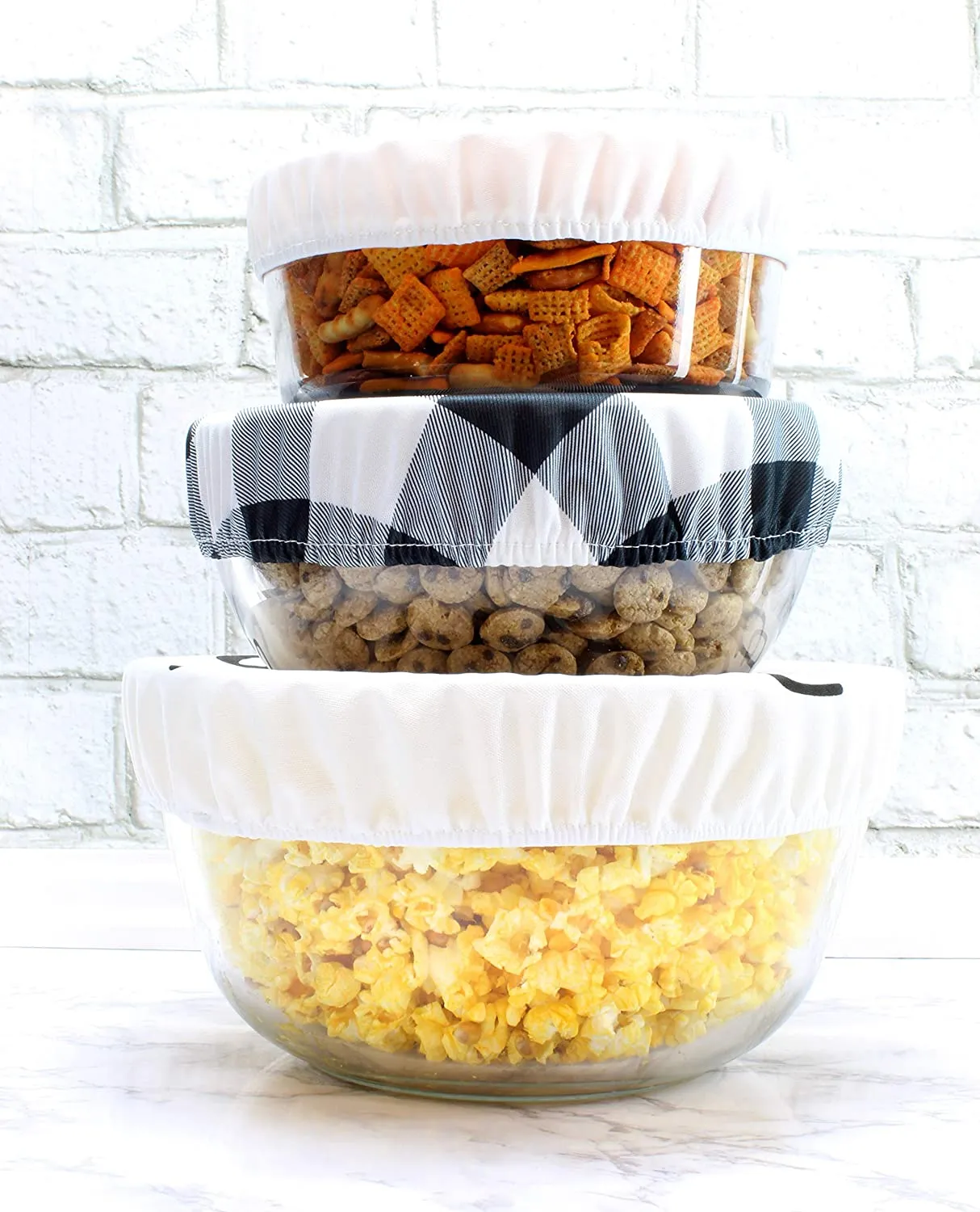 Reusable Fabric Bowl Covers (Case of 100 Sets)
