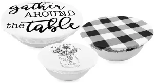 Reusable Fabric Bowl Covers (Case of 100 Sets)