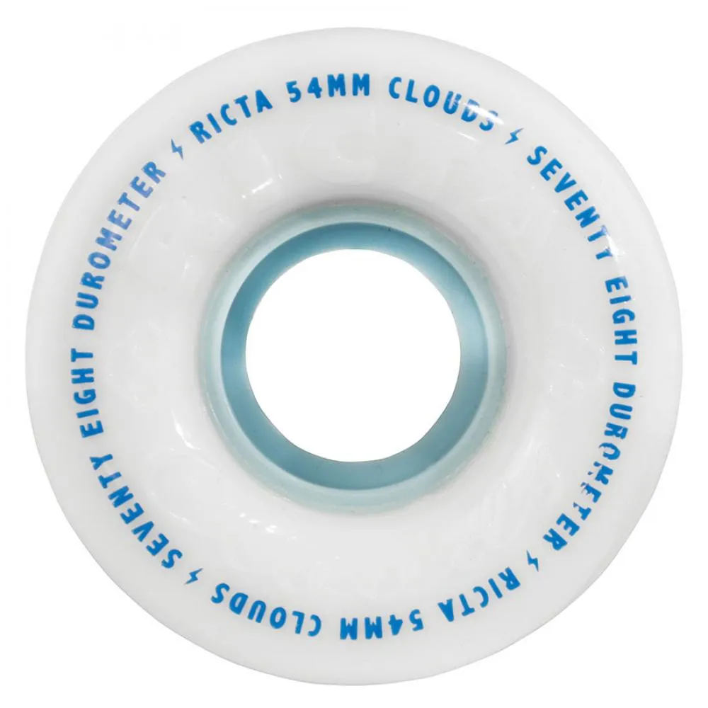 Ricta Wheels Clouds 78a White/Blue 54mm