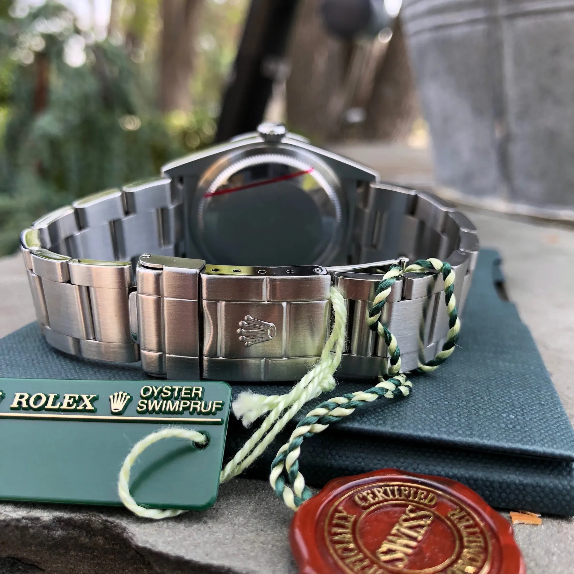 Rolex Explorer 114270 Oyster Perpetual Stainless Steel Automatic Wristwatch Box Papers Circa 2007