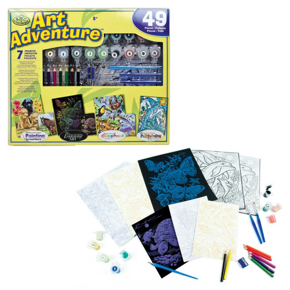 Royal & Langnickel Art Adventure Activity Set, Kids, 49pc