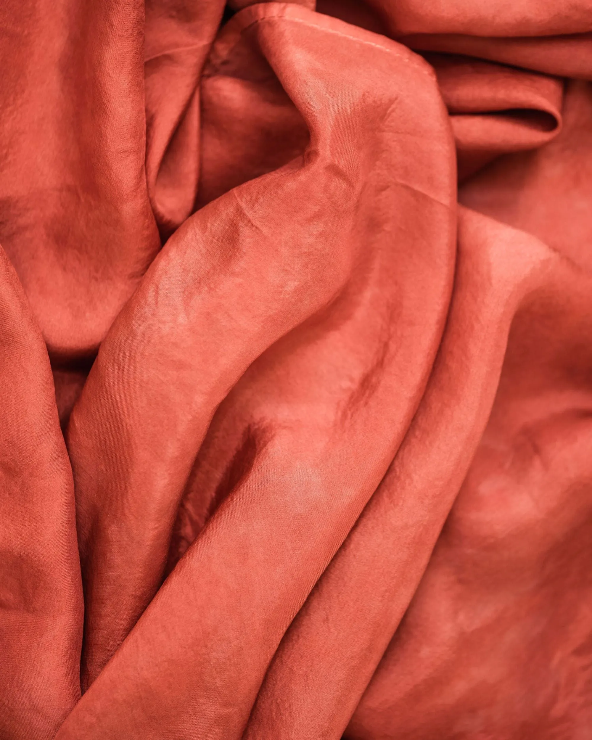Russet Silk Scarf - January