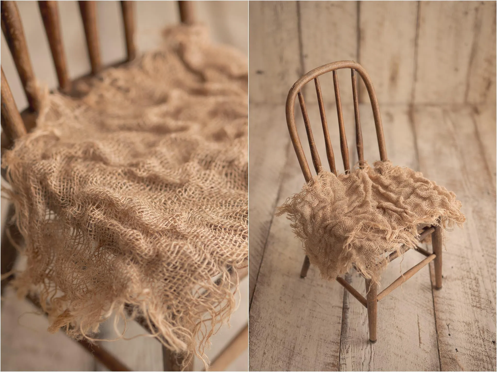 Rustic Burlap Layering Piece