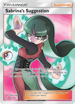 Sabrina's Suggestion 181/181 FULL ART RARE