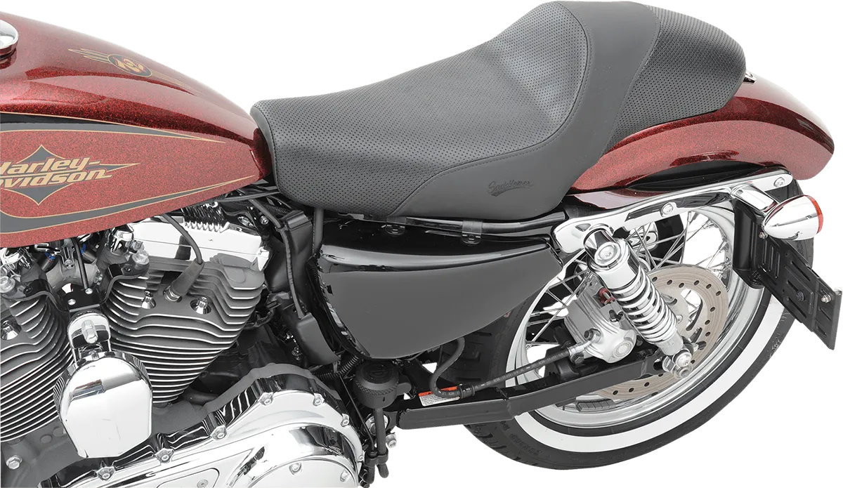Saddlemen 807-11-0923 Americano Cafe Seat - Modern - Smooth - Black