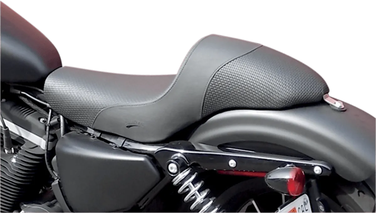Saddlemen 807-11-0923 Americano Cafe Seat - Modern - Smooth - Black