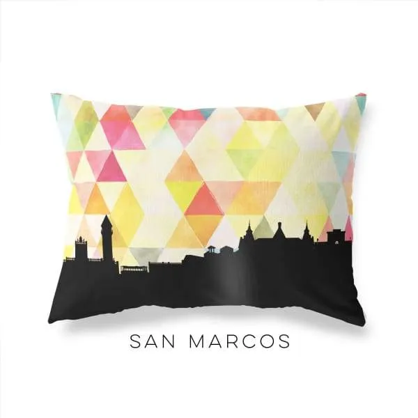 San Marcos, Texas geometric skyline