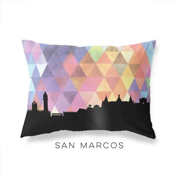 San Marcos, Texas geometric skyline