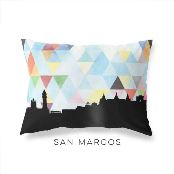 San Marcos, Texas geometric skyline