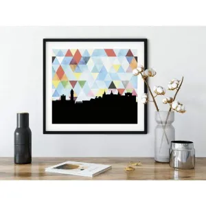 San Marcos, Texas geometric skyline