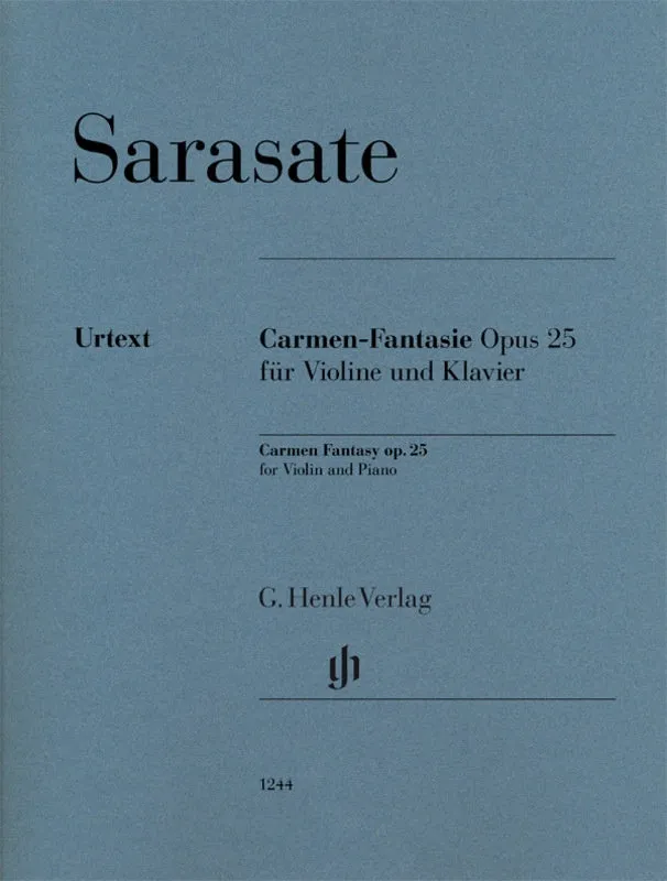 Sarasate: Carmen Fantasy Op 25 Violin & Piano