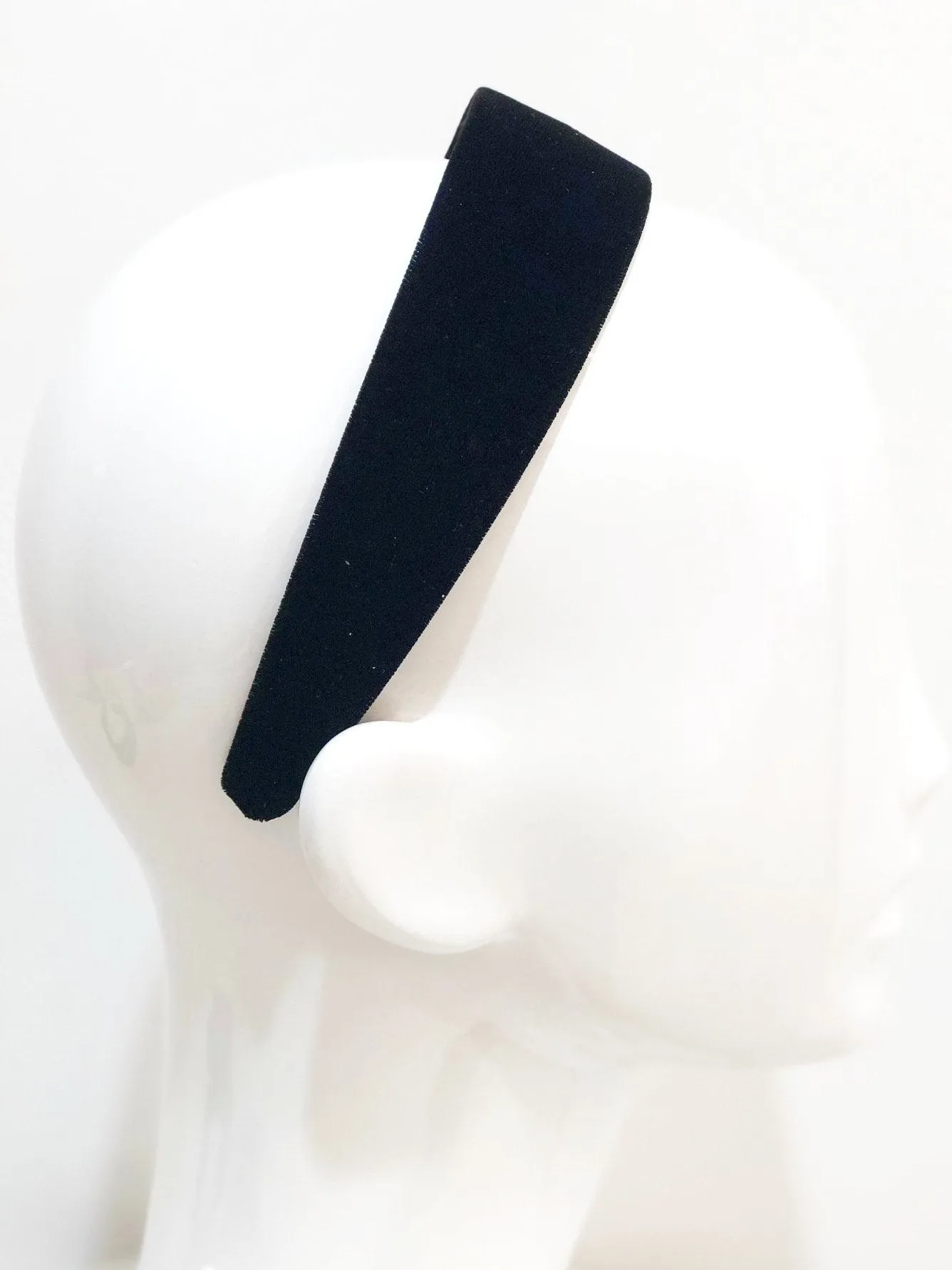 Satin 3 cm Flat Gold Headband