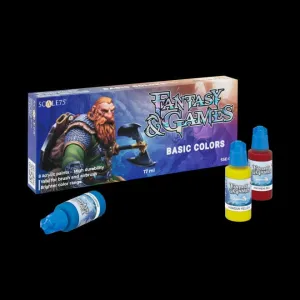Scale 75 Fantasy & Games Paint Set - Basic Colors