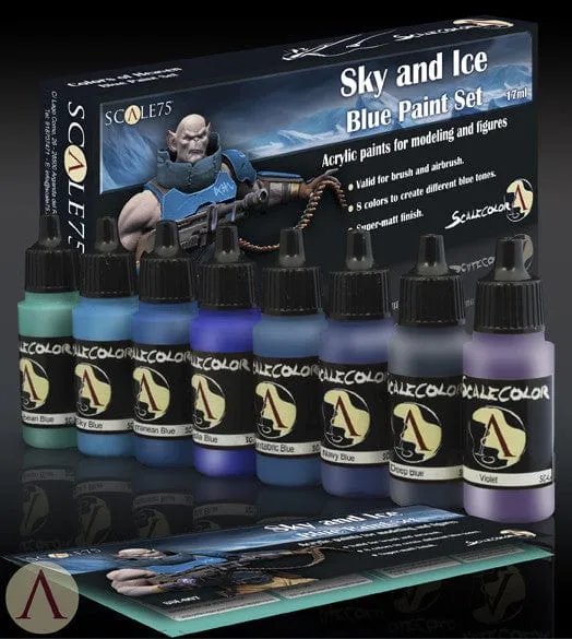 Scale 75 Scalecolor Paint Set - Sky and Ice Blue