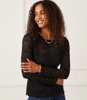 Scalloped Lace Top