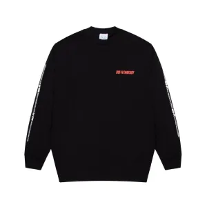 Sci-Fi Fantasy 'Fantasy World' Long Sleeve T-Shirt (Black)