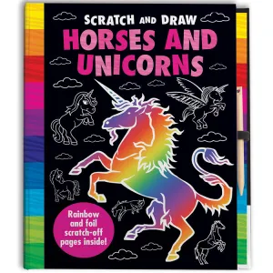 Scratch & Draw Horses/Unicorns