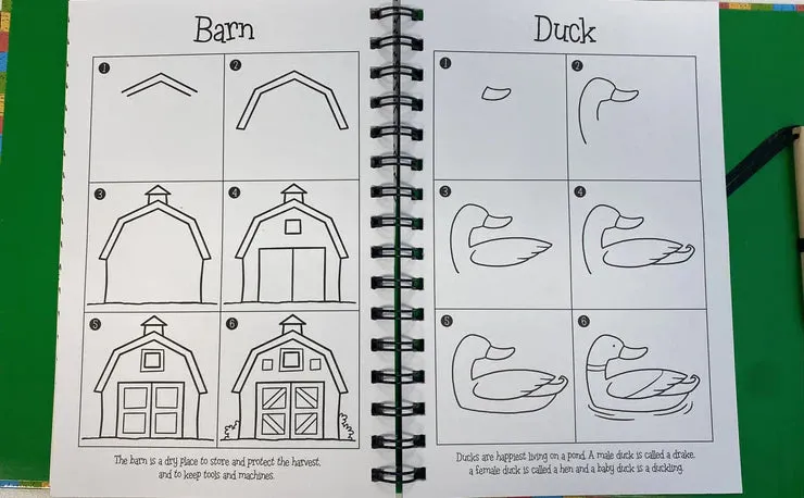 Scratch and Draw | Farm Animals