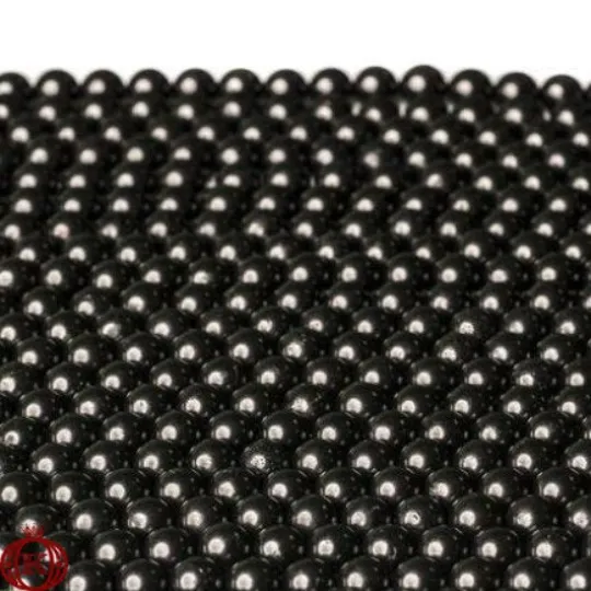 Shungite Beads Polished Smooth Round