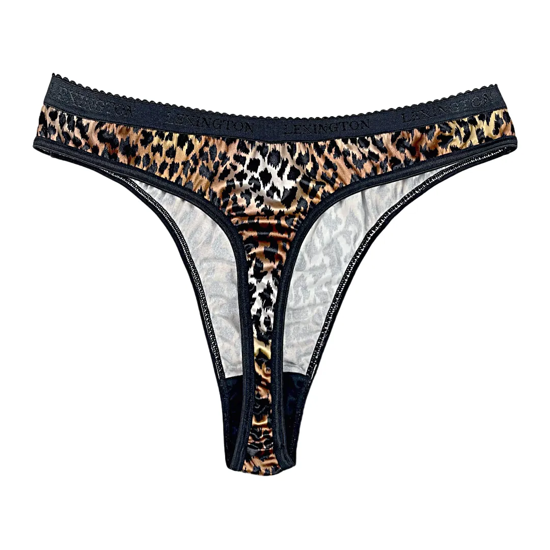 Signature Satin Thong
