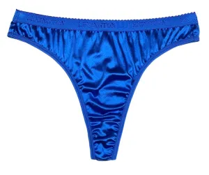 Signature Satin Thong