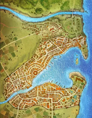 Slilgas City Fantasy Map Patreon